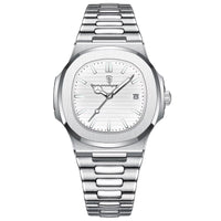 silver white - Stainless Steel Strap