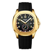 Gold black-Silicone strap
