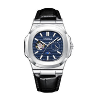 silver blue black