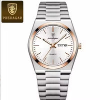 Silver Dial and Band with Gold Accents