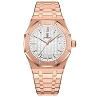 Silver Dial with Rose Gold Band and Sub Dials